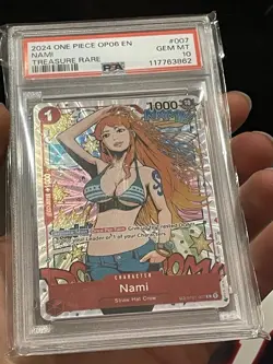 One Piece Nami (TR) ST01-007 Wings of the Captain Treasure Rare PSA 10 Gem Mint - Image 3