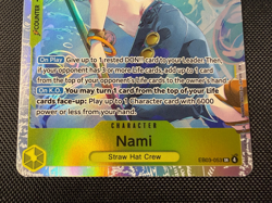 One Piece TCG Nami 053 EB03-053 Extra Booster Heroines Edition SR English NM - Image 2