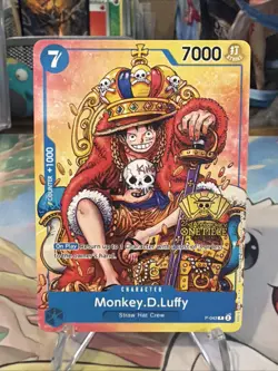 Monkey.D.Luffy (2nd Anniversary Stamped Promo) P-043 - One Piece TCG - English - Image 1