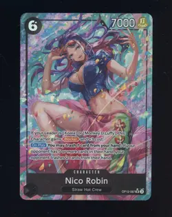 One Piece English OP12-087 Nico Robin Alternate Art Super Rare - Image 1