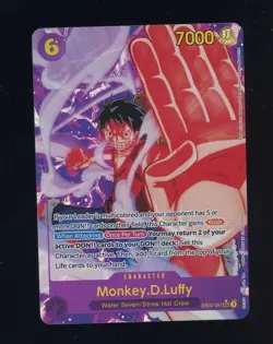 One Piece English EB02-061 Monkey D Luffy Alternate Art Secret Rare - Image 1