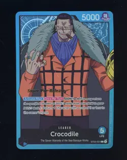 One Piece English ST03-001 Crocodile Super Pre-Release Leader - Image 1