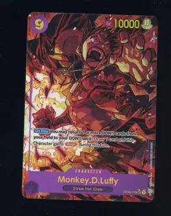 One Piece English OP09-119 Monkey D Luffy Alternate Art Secret Rare - Image 1