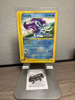 Suicune 4Ever Black Star Promo 53 WOTC English eReader LP Pokemon TCG Card 2002 - Image 1