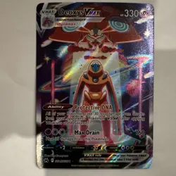 Pokemon Deoxys VMAX GG45/GG70 Crown Zenith Galarian Gallery Ultra Rare Holo Card - Image 1