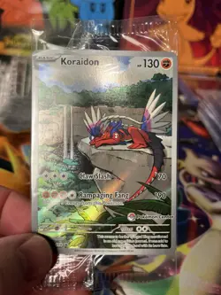 Pokemon Sealed Koraidon #14 Pokemon Center Stamp Promo Card - Image 1