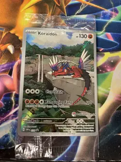 Pokemon Sealed Koraidon #14 Pokemon Center Stamp Promo Card - Image 2