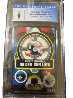 1998 Vintage Pokemon Card Japanese - Shellder No. 090 - Sealdass - Bandai CGC 9 - Image 1