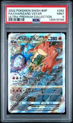 Charizard VSTAR SWSH262 SWSH: Sword & Shield Promo Cards Holo PSA 9 - Image 1