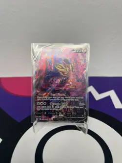Pokemon TCG Zamazenta v Crown Zenith Galarian Gallery Ultra Rare Card GG54/GG70 - Image 1