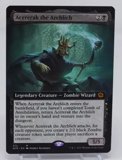 Magic the Gathering Adventures in Forgotten Realms #372 Acererak the Archlich - Image 3