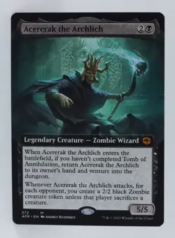Magic the Gathering Adventures in Forgotten Realms #372 Acererak the Archlich - Image 5