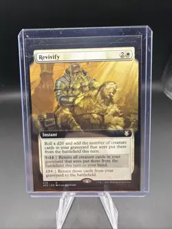 Revivify (Extended Art) Commander: Adventures in the Forgotten Realms Regular - Image 1