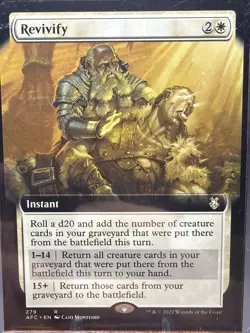 Revivify (Extended Art) Commander: Adventures in the Forgotten Realms Regular - Image 2