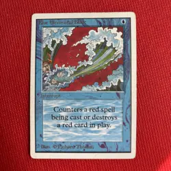 MTG {Blue Elemental Blast} Unlimited Edition Reg Common #50 LP/EX *Ships Free* - Image 1