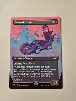 x1 Demonic Junker - Borderless R MTG Aetherdrift M/NM, English - Image 1