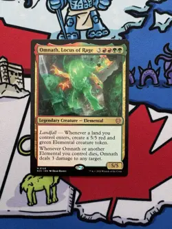 Omnath, Locus of Rage x1 Mtg Lorwyn Eclipsed Commander - Image 1