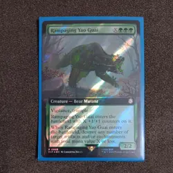 Rampaging Yao Guai (Extended Art) (Surge Foil) MTG Universes Beyond: Fallout NM - Image 1