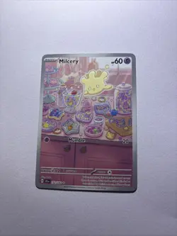 Pokemon TCG Milcery 152/142 Stellar Crown Holo Illustration Rare - Image 1