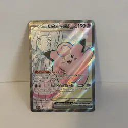 Pokemon TCG Lillie's Clefairy EX Journey Together 173/159 Single Card - Image 1