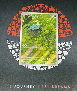 Bulbasaur 166/165 Scarlet And Violet 151 Illustration Rare Pokemon TCG NM - Image 1