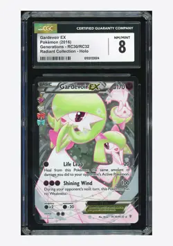 Pokemon CGC 8 Gardevoir EX Holo 2016 RC30/RC32 Generations English - Image 1