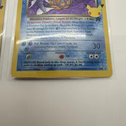 2 Pokemon Dark Gyarados Holo Celebrations: Classic Collection 8/82 NM - Image 4