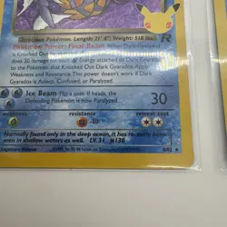 2 Pokemon Dark Gyarados Holo Celebrations: Classic Collection 8/82 NM - Image 5