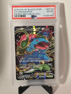 Pokemon 2016 XY Black Star Promo - Venusaur EX XY123 EX PSA 6 - Quick Shipping - Image 1