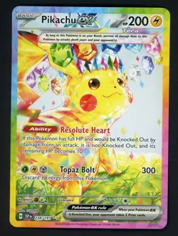 2024 Pokemon SSP EN Special Illustration Rare #238 Pikachu ex - Image 1