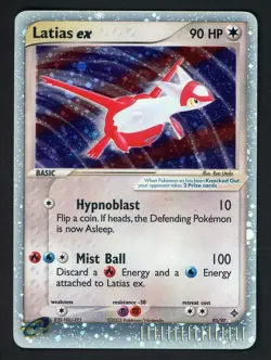 2003 Pokemon EX Dragon #93/97 Latias ex Holo Rare - Image 1