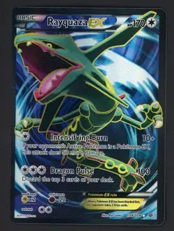 2015 Pokemon XY Roaring Skies #104 Full Art Rayquaza EX - Image 1