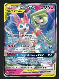 2019 Pokemon Sun & Moon Unbroken Bonds #130 Gardevoir & Sylveon Gx - Image 1