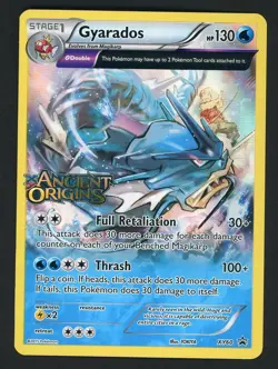 2015 Pokemon XY Ancient Origins BSP AOR Pre-Release #XY60 Gyarados PACK FRESH - Image 1