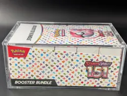 Pokemon 151 SV3.5 Booster Bundle Display Factory Sealed Case W/Acrylic Case - Image 4