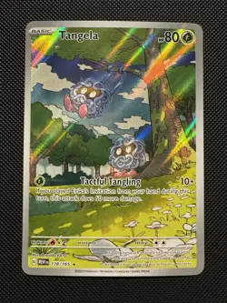 Pokemon TCG Tangela 178/165 SV: Scarlet & Violet Illustration Rare Near Mint - Image 1