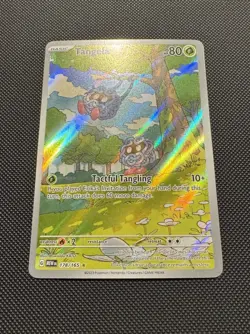 Pokemon TCG Tangela 178/165 SV: Scarlet & Violet Illustration Rare Near Mint - Image 2
