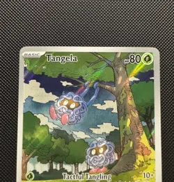 Pokemon TCG Tangela 178/165 SV: Scarlet & Violet Illustration Rare Near Mint - Image 3