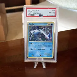 2011 POKEMON CALL OF LEGENDS #15 LUGIA-HOLO PSA 8 - Image 2