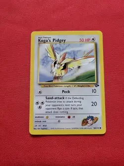 Pokemon: Koga's Pidgey #80/132 Gym Challenge 2000 Vintage WOTC - LP+ - M18 - Image 3
