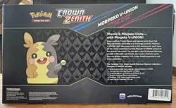 POKEMON TCG: CROWN ZENITH PREMIUM PLAYMAT COLLECTION MORPEKO V-UNION BOX NEW - Image 2