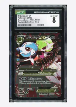 Pokemon CGC 8 M Gardevoir EX Holo 2016 RC31/RC32 Generations English - Image 1