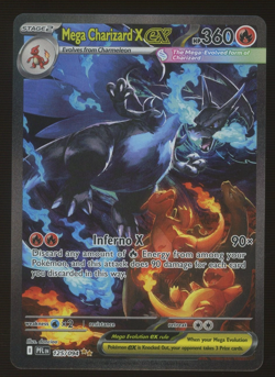 2025 Pokemon PFL EN Special Illustration Rare #125 Mega Charizard X ex - Image 1