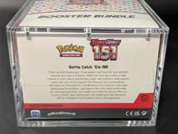 Pokemon 151 SV3.5 Booster Bundle Display Factory Sealed Case W/Acrylic Case - Image 3