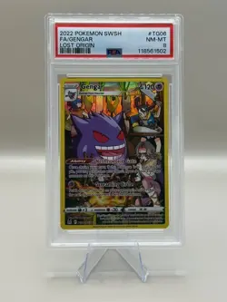 Gengar PSA 8 #TG06/TG30 POKEMON Lost Origin (Illustration Rare) ENGLISH - Image 1