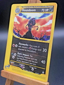 2002 Pokemon Aquapolis Houndoom Non-Holo Rare 15/147 Excellent LP - Image 2
