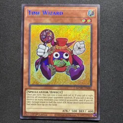 Yugioh! 1x Time Wizard MZMU-EN060 Secret Rare 1st Ed NM - Image 1