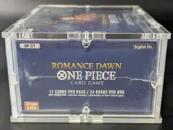 One Piece OP-01 Romance Dawn White Bottom English Booster Box Sealed w/ Acrylic - Image 4