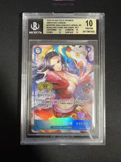 2023-24 One Piece S-CHN Boa Hancock OP07-051 SR 2nd Anni. BGS Pristine10 -XD - Image 1
