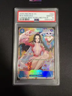 2025 One Piece S-CHN Boa Hancock P-066 Chinese New Year Red Pack PSA 10 -XD - Image 1